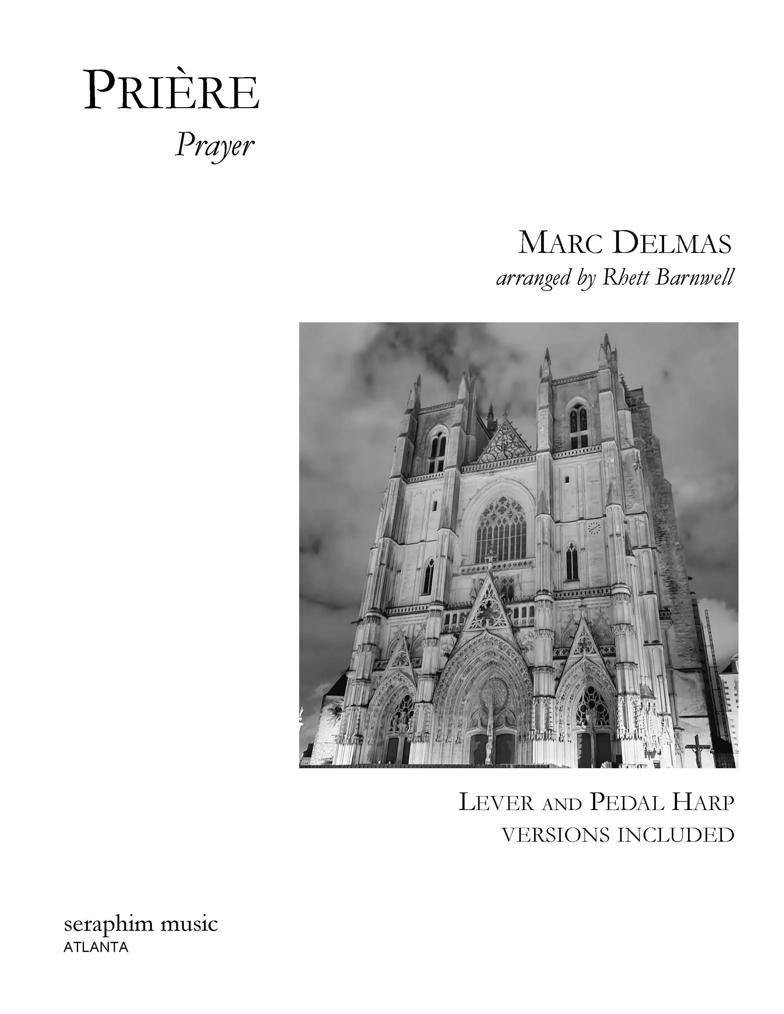 Prière (Prayer) by Marc Delmas arr. by Rhett Barnwell - PDF